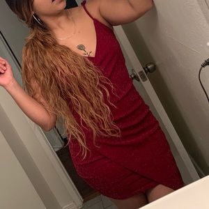 Red Glittery Dress